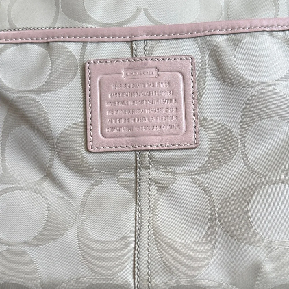 Coach Legacy Weekend Signature Nylon Hippie bag